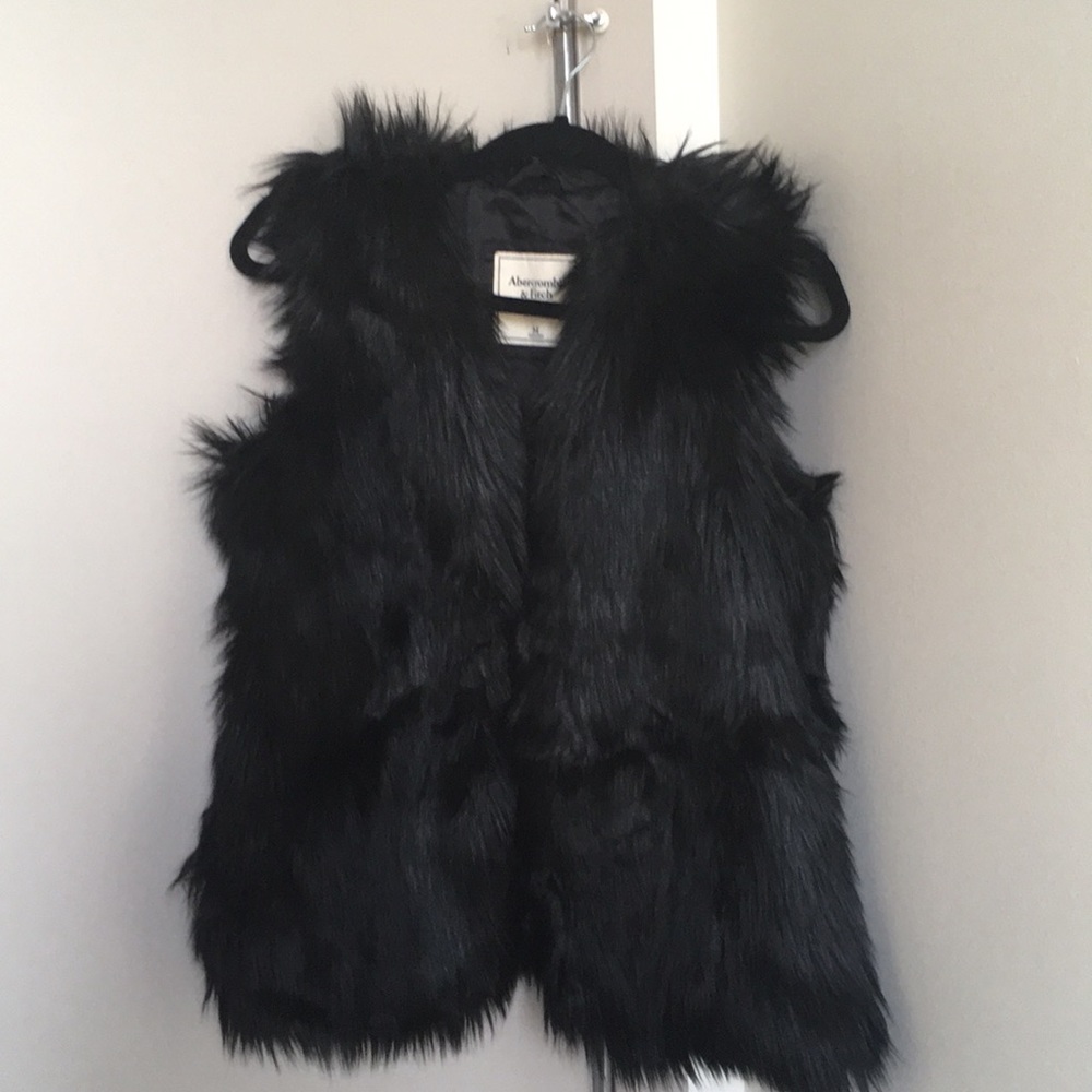 Faux fur vest
